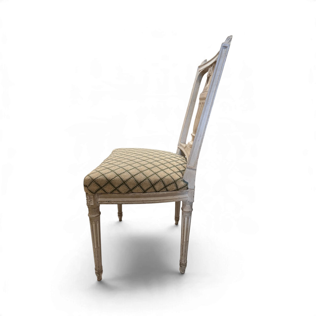 Early 20th Century Set of 12 Louis XVI Style Chairs with Urn Back