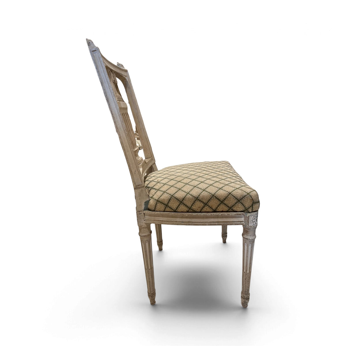 Early 20th Century Set of 12 Louis XVI Style Chairs with Urn Back