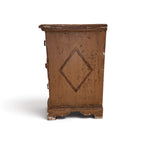 19th Century Crossbow Front Italian Painted Chest
