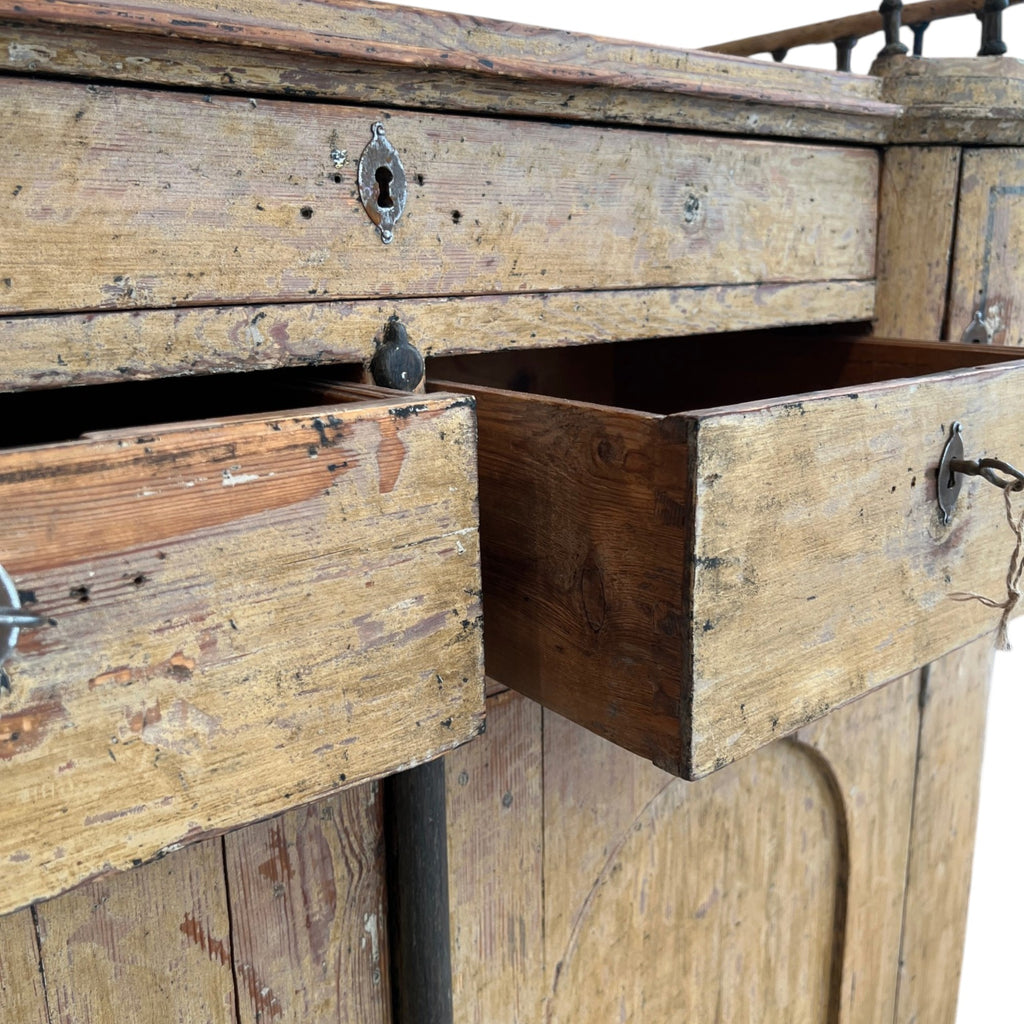 19th Century Swedish Clock Cupboard