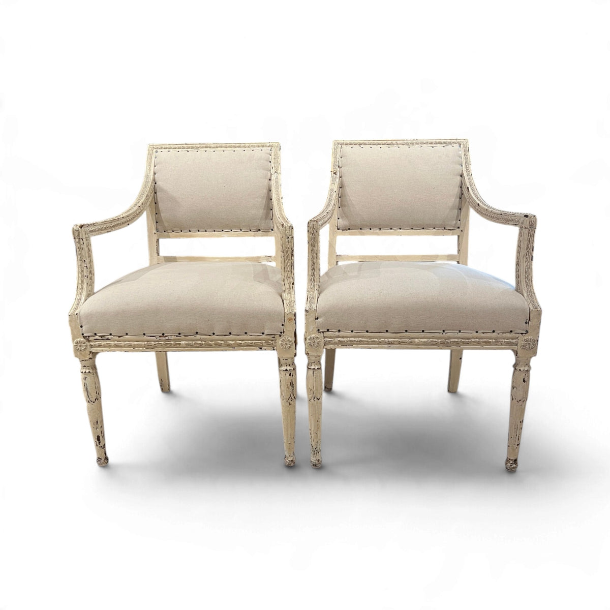 18th Century Swedish Pair of Armchairs