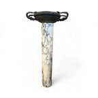 Late 18th–Early 19th Century Italian Grand Tour Breccia d’Aleppo Marble Columns with Bronze Urns