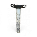 Late 18th–Early 19th Century Italian Grand Tour Breccia d’Aleppo Marble Columns with Bronze Urns