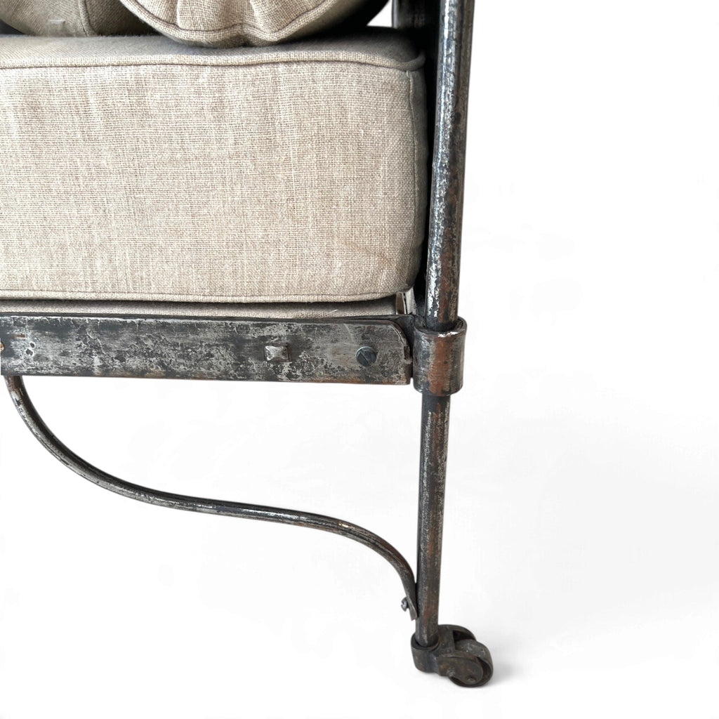 19th Century French Pair of Napoleon III Iron Daybeds