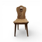 19th Century Belgian Antique Chairs with Coat of Arms from Chateau