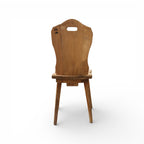 19th Century Belgian Antique Chairs with Coat of Arms from Chateau