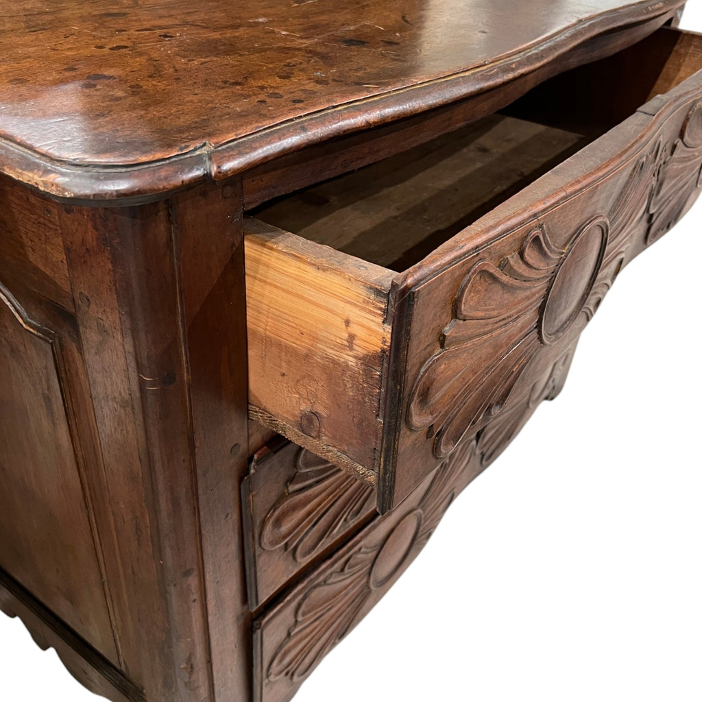 19th Century French Walnut Chest from Grenoble