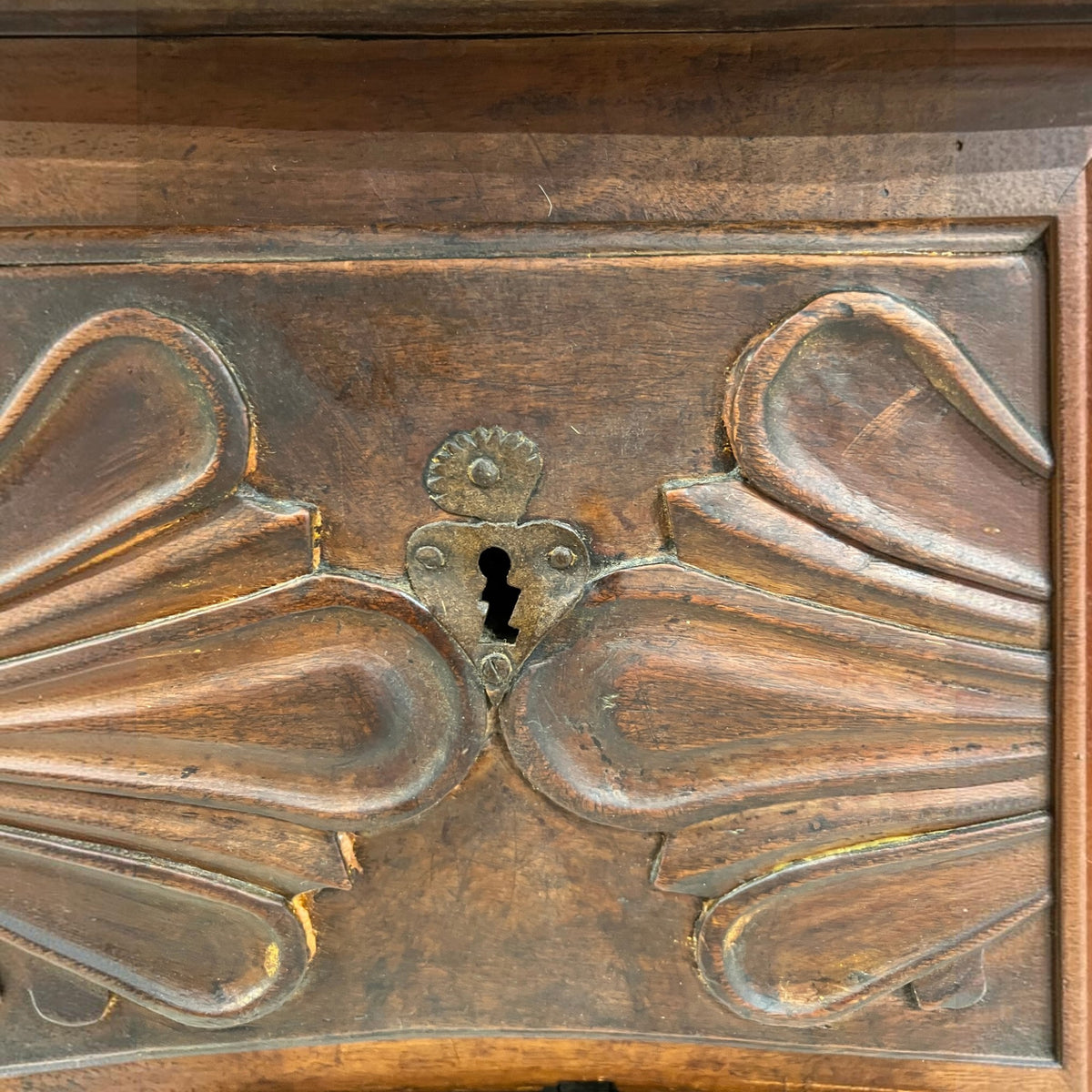 19th Century French Walnut Chest from Grenoble