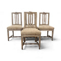 18th Century Swedish Set of 4 Chairs from Stockholm - Stamped by Maker