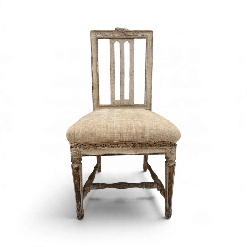 18th Century Swedish Set of 4 Chairs from Stockholm - Stamped by Maker