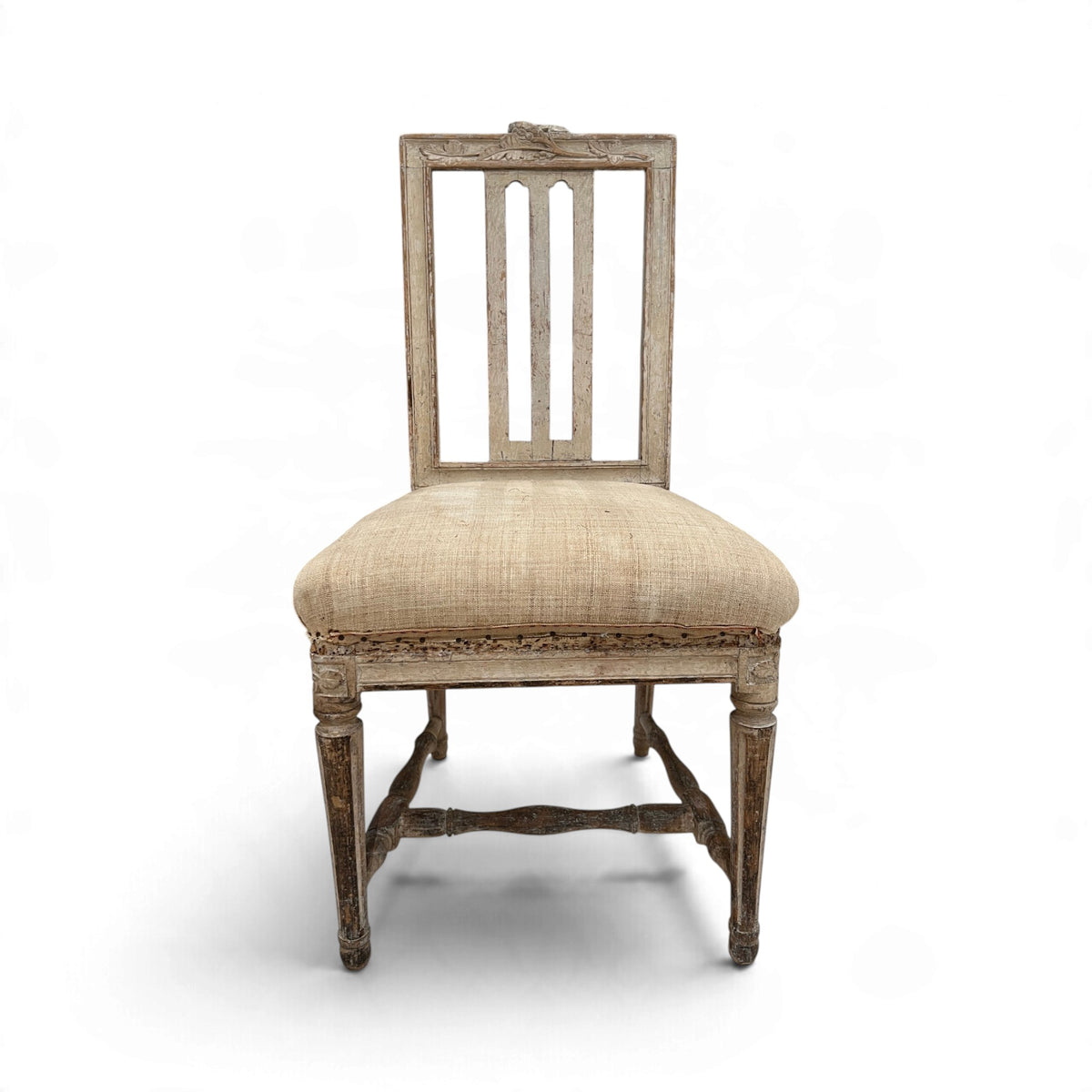 18th Century Swedish Set of 4 Chairs from Stockholm - Stamped by Maker