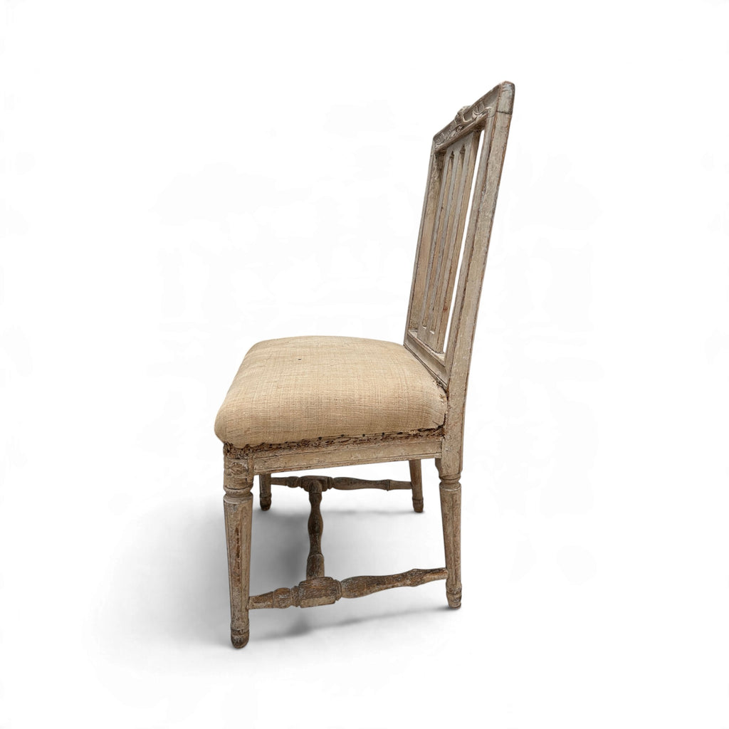 18th Century Swedish Set of 4 Chairs from Stockholm - Stamped by Maker