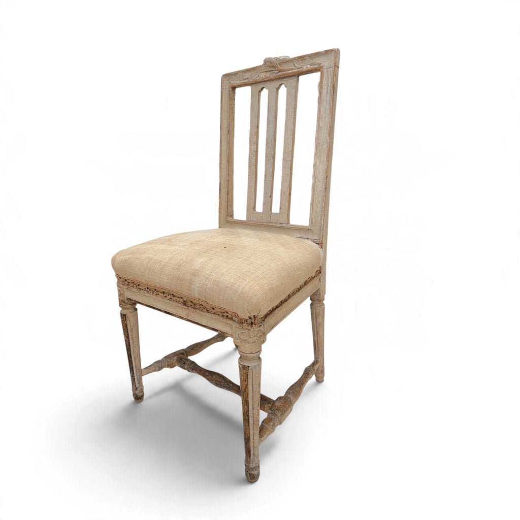 18th Century Swedish Set of 4 Chairs from Stockholm - Stamped by Maker