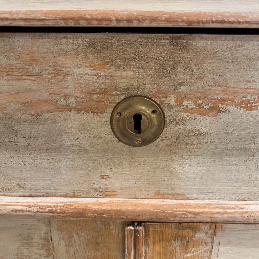19th Century Swedish Gustavian Buffet with Carved Pilasters