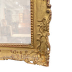 18th Century French Regence Mirror with Sunflower