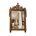 19th Century French Louis XVI Mirror with Urn Carving