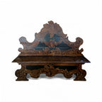 18th Century Italian Cassapanca Bench with Storage Under Seat