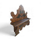 18th Century Italian Cassapanca Bench with Storage Under Seat