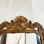 18th Century French Gilded Mercury Mirror with Shells, Acanthus & Roaille