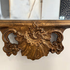 18th Century French Gilded Mercury Mirror with Shells, Acanthus & Roaille