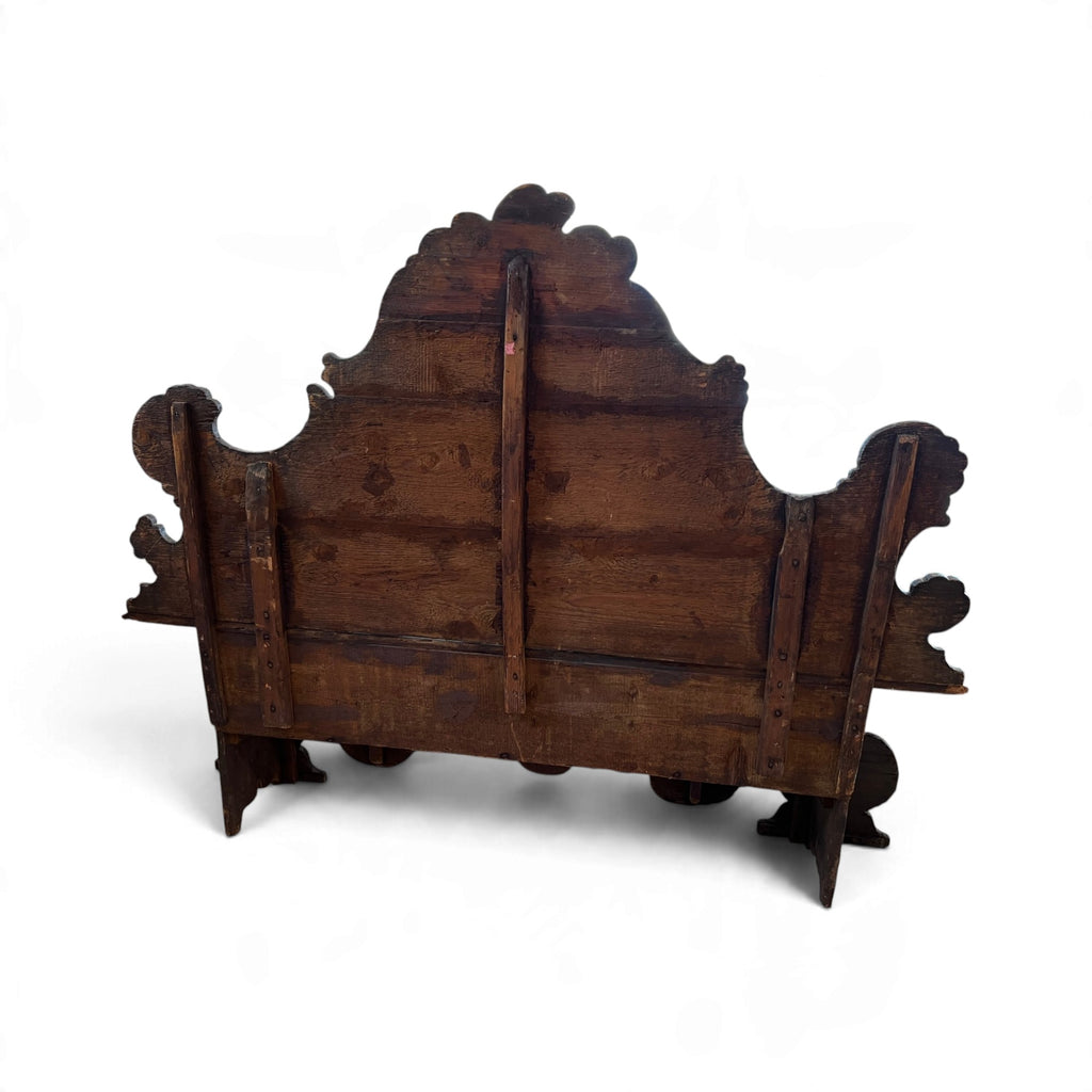 18th Century Italian Cassapanca Bench with Storage Under Seat