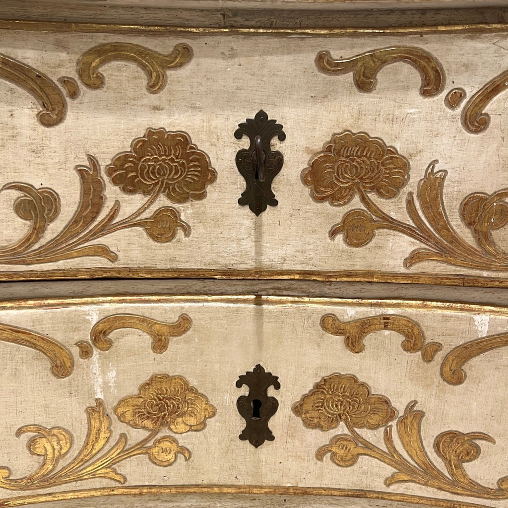 18th Century French Rococo Painted Chest
