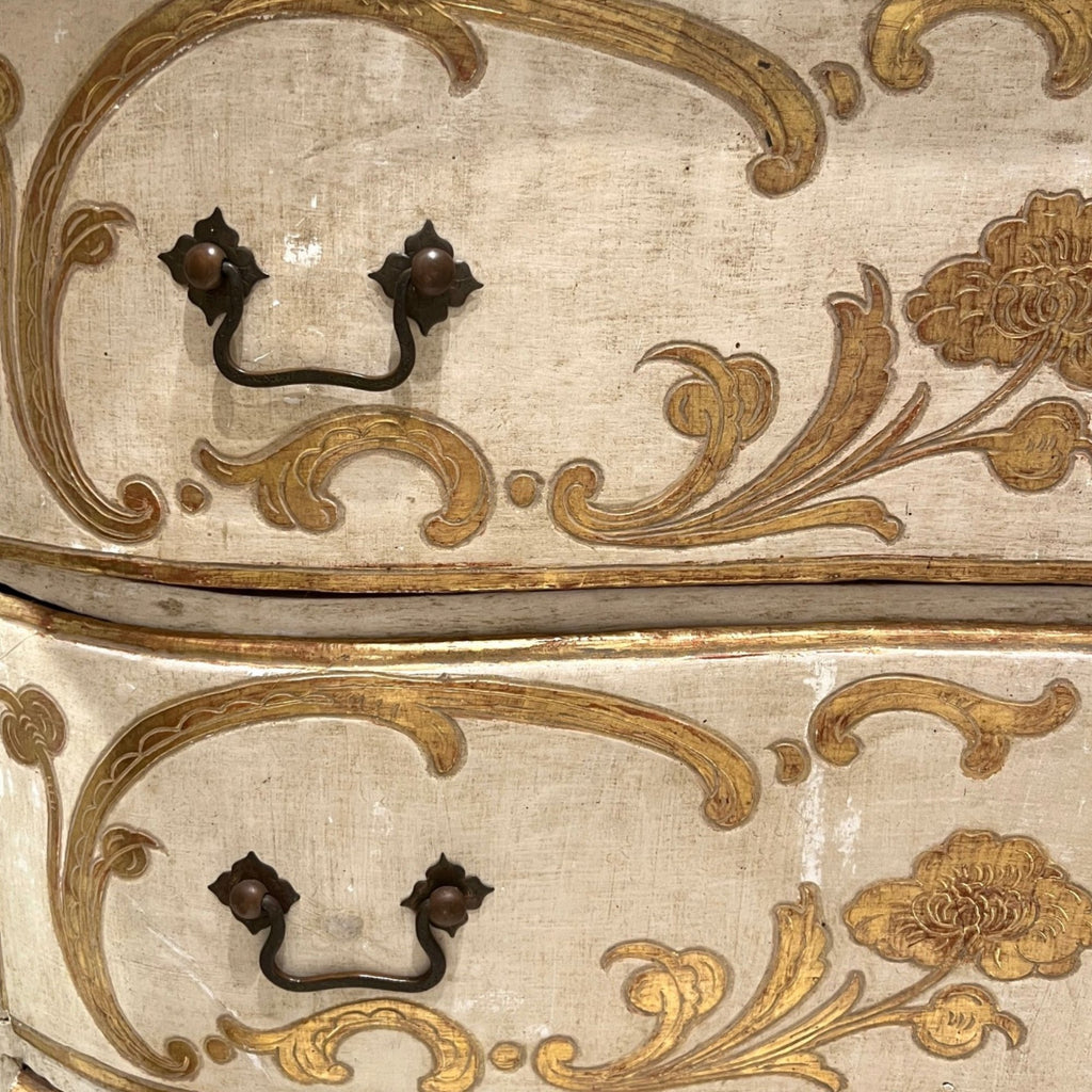 18th Century French Rococo Painted Chest