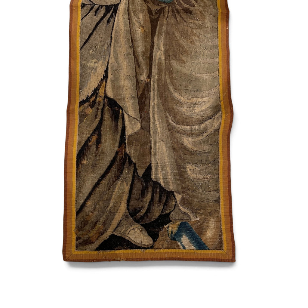 17th Century Belgian Figural Tapestry Fragment