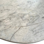 19th Century French Gibier Table with White Marble Top from a Chateau