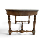 19th Century French Gibier Table with White Marble Top from a Chateau