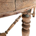 19th Century French Gibier Table with White Marble Top from a Chateau