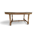 19th Century French Gibier Table with White Marble Top from a Chateau