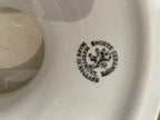 Antique Dutch White Ironstone Cake Platter