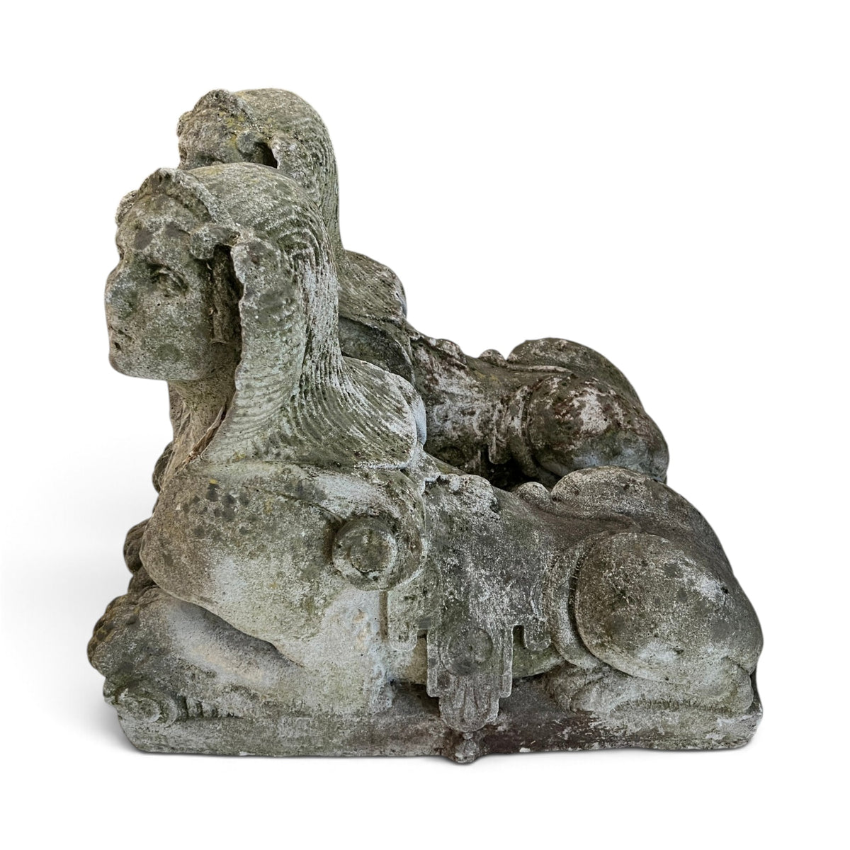 Early 20th Century French Pair of DuBarry Sphinxes