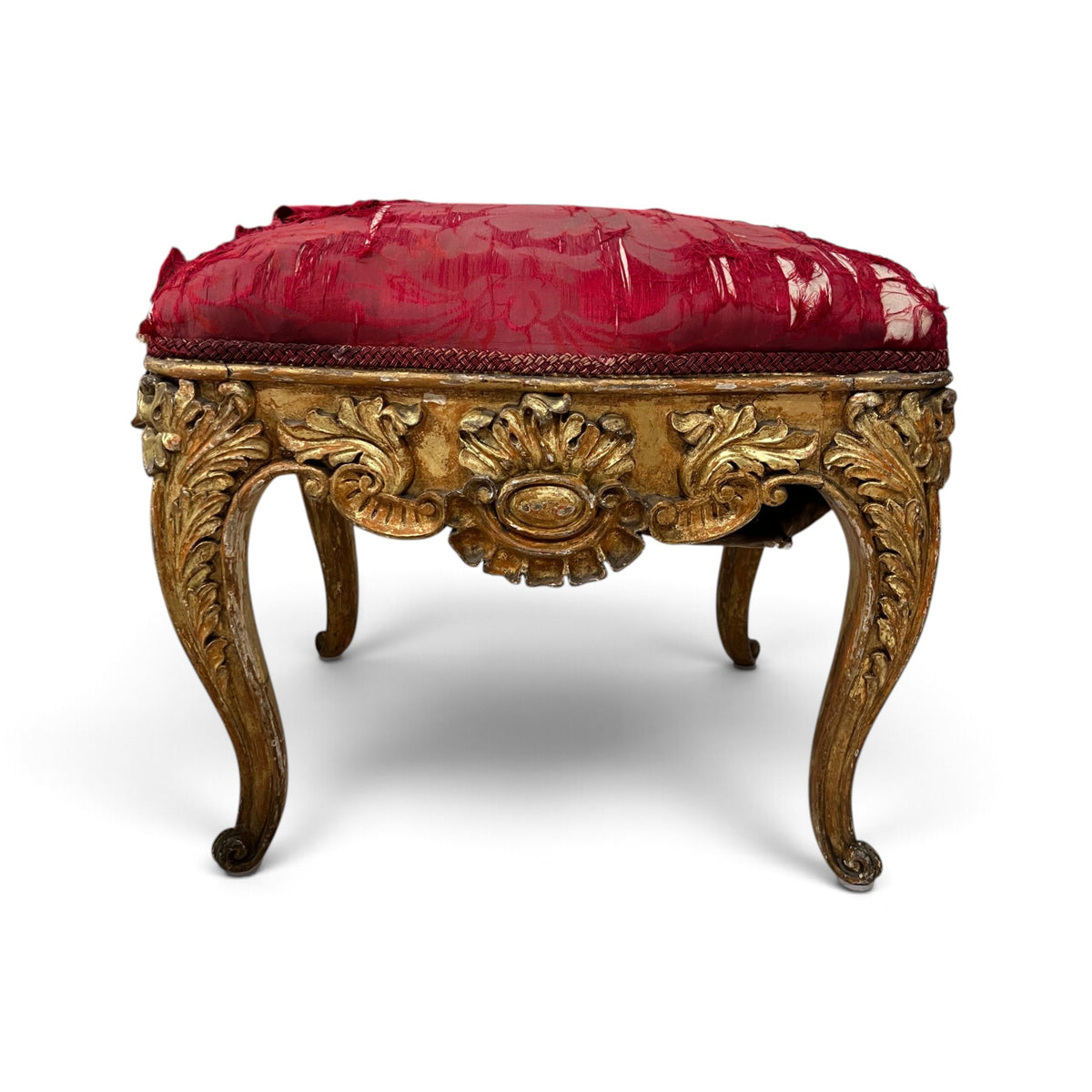 19th Century Gilded Tabouret