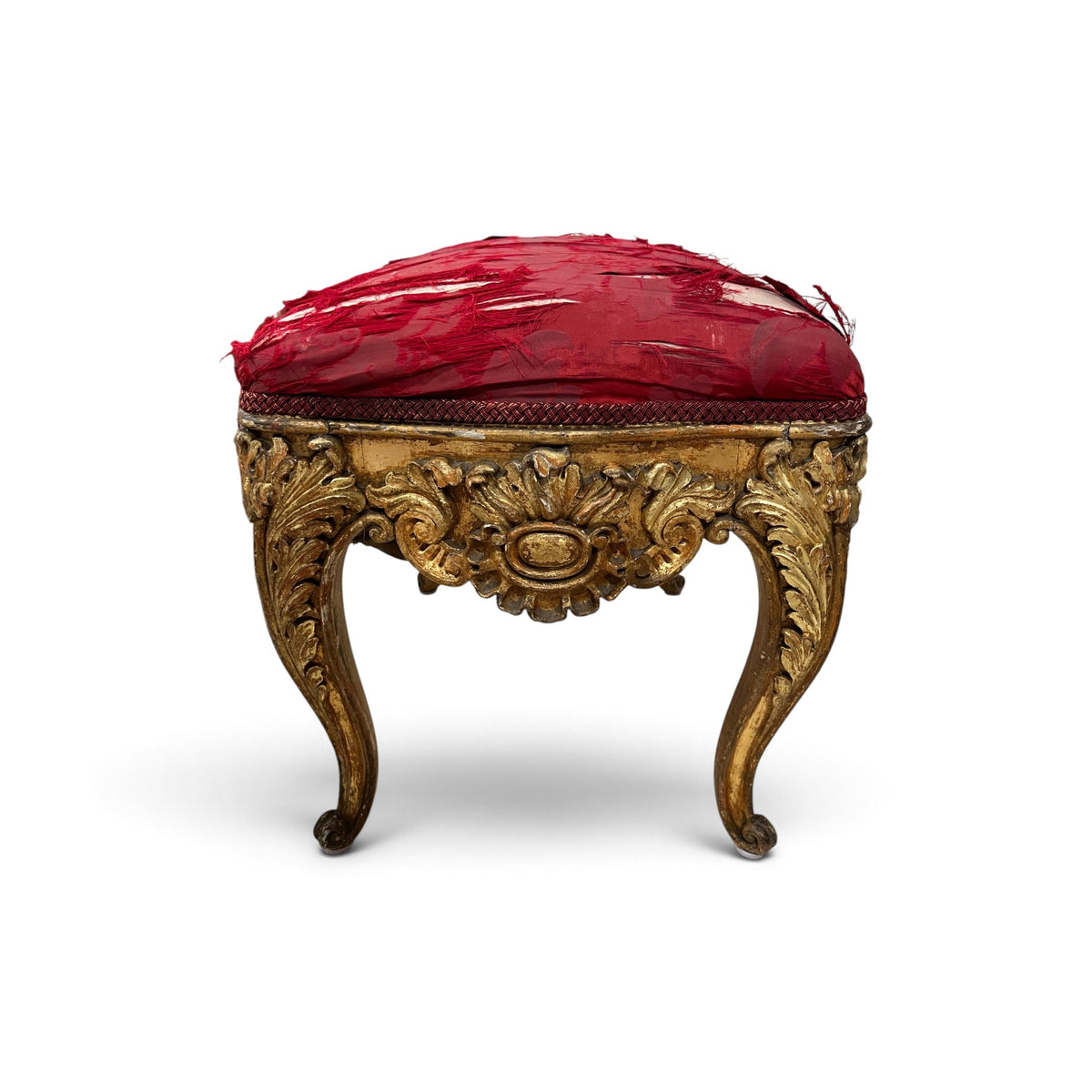 19th Century Gilded Tabouret