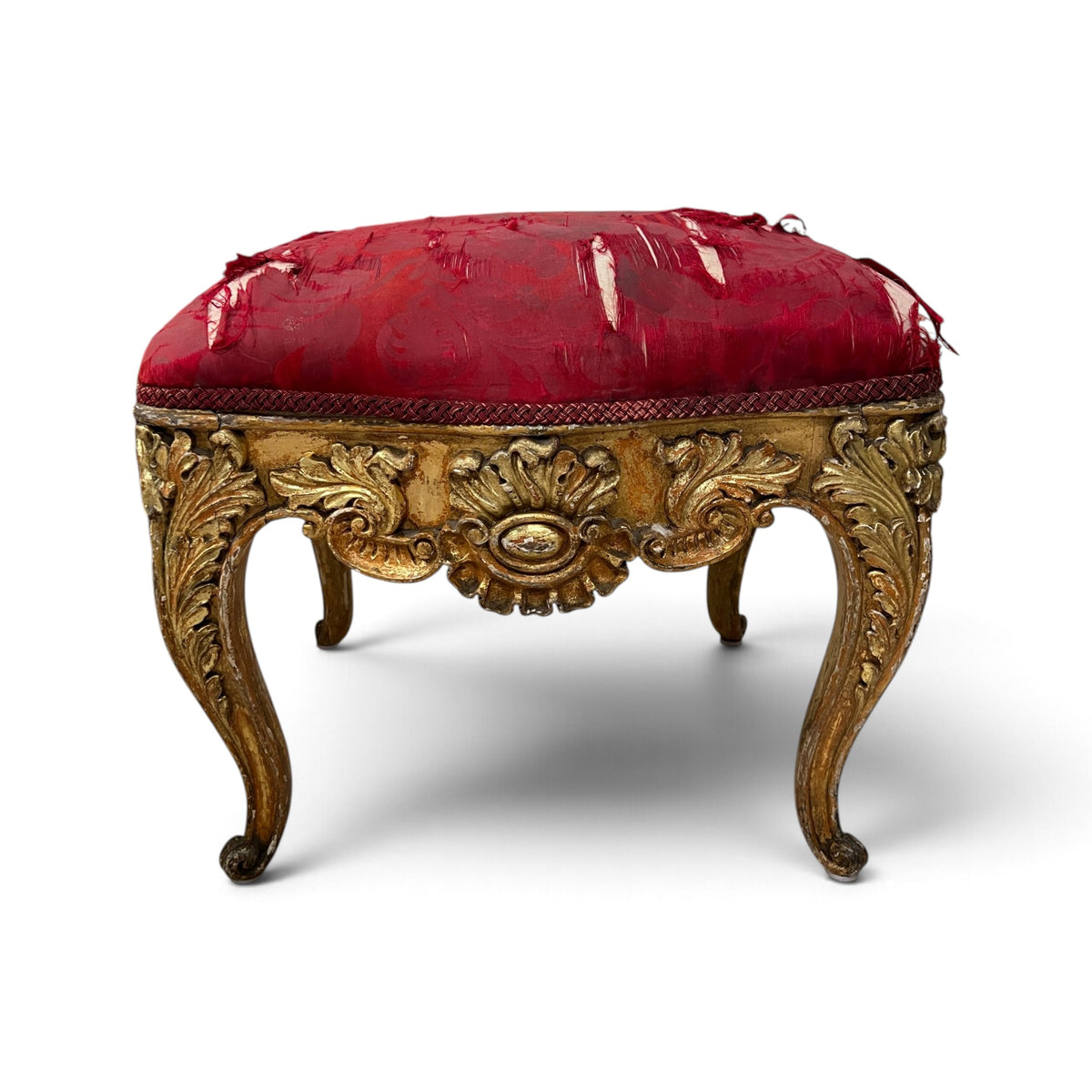 19th Century Gilded Tabouret