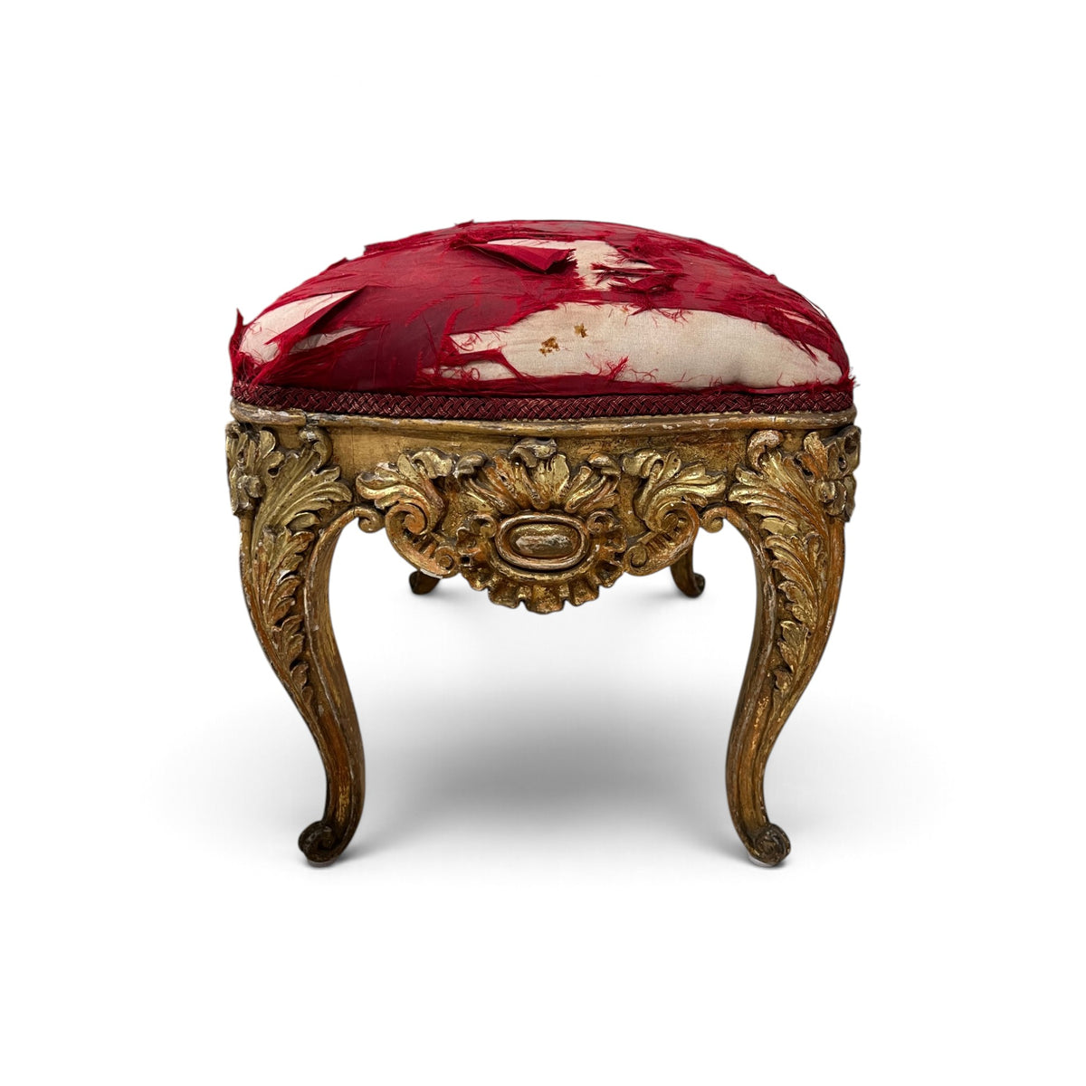 19th Century Gilded Tabouret