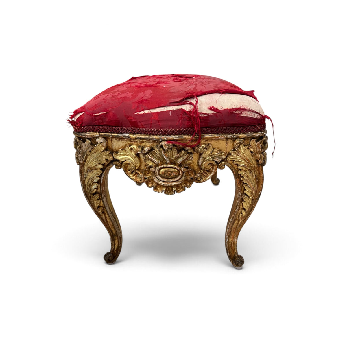 19th Century Gilded Tabouret