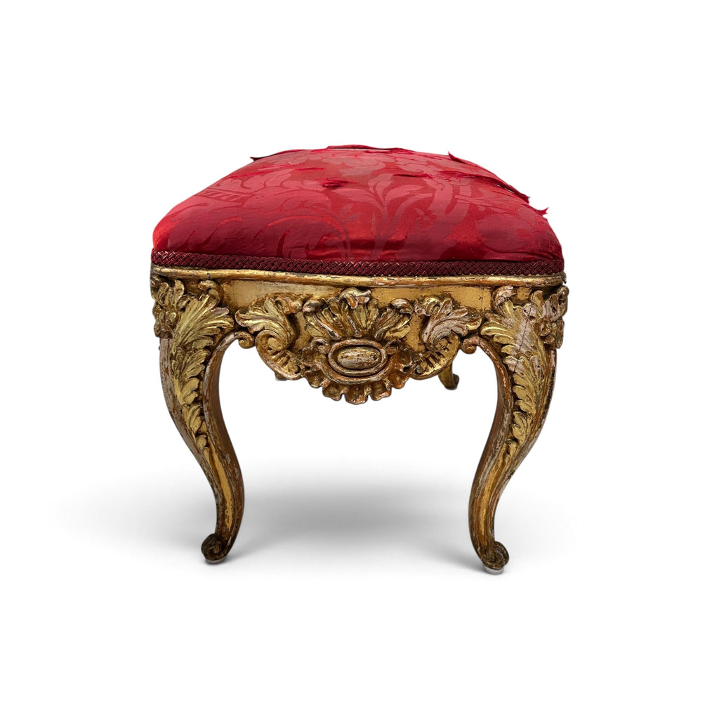 19th Century Gilded Tabouret