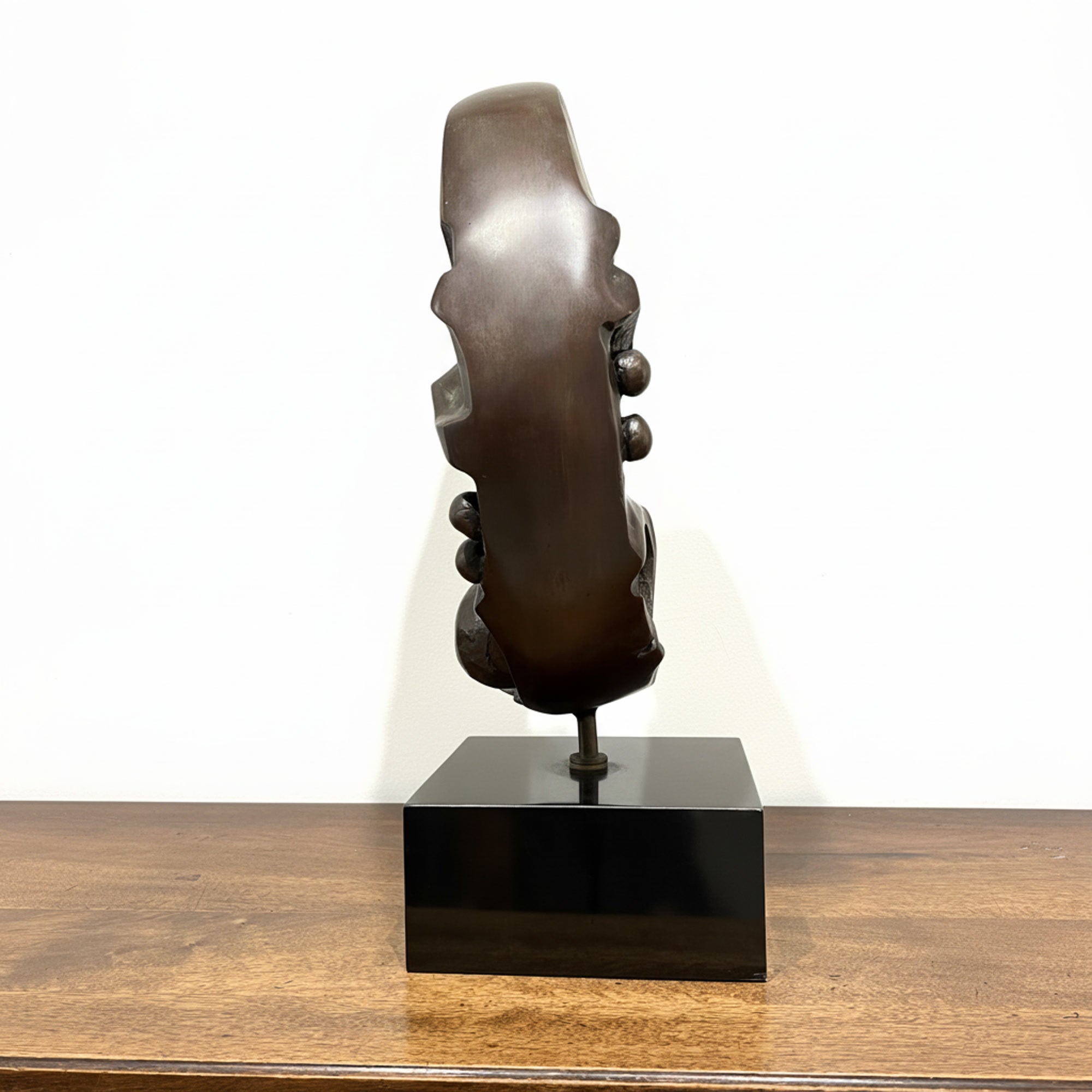Modern Abstract Bronze Sculpture - Signed