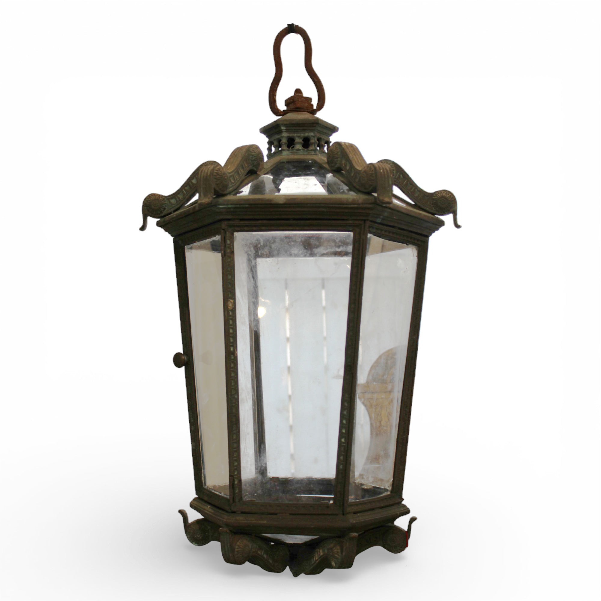19th Century Italian Pair of Bronze Lanterns
