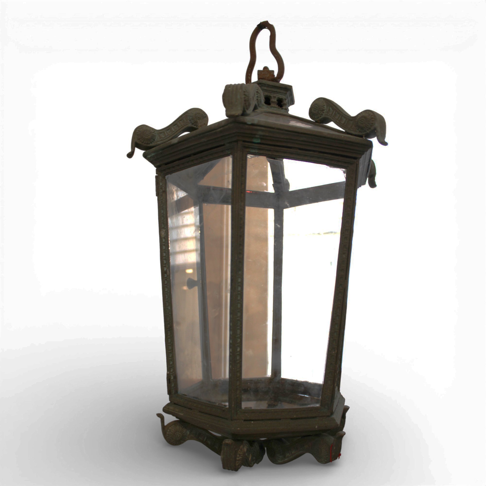 19th Century Italian Pair of Bronze Lanterns
