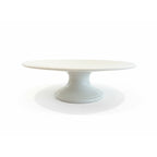 Antique Dutch White Ironstone Cake Platter