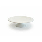 Antique Dutch White Ironstone Cake Platter