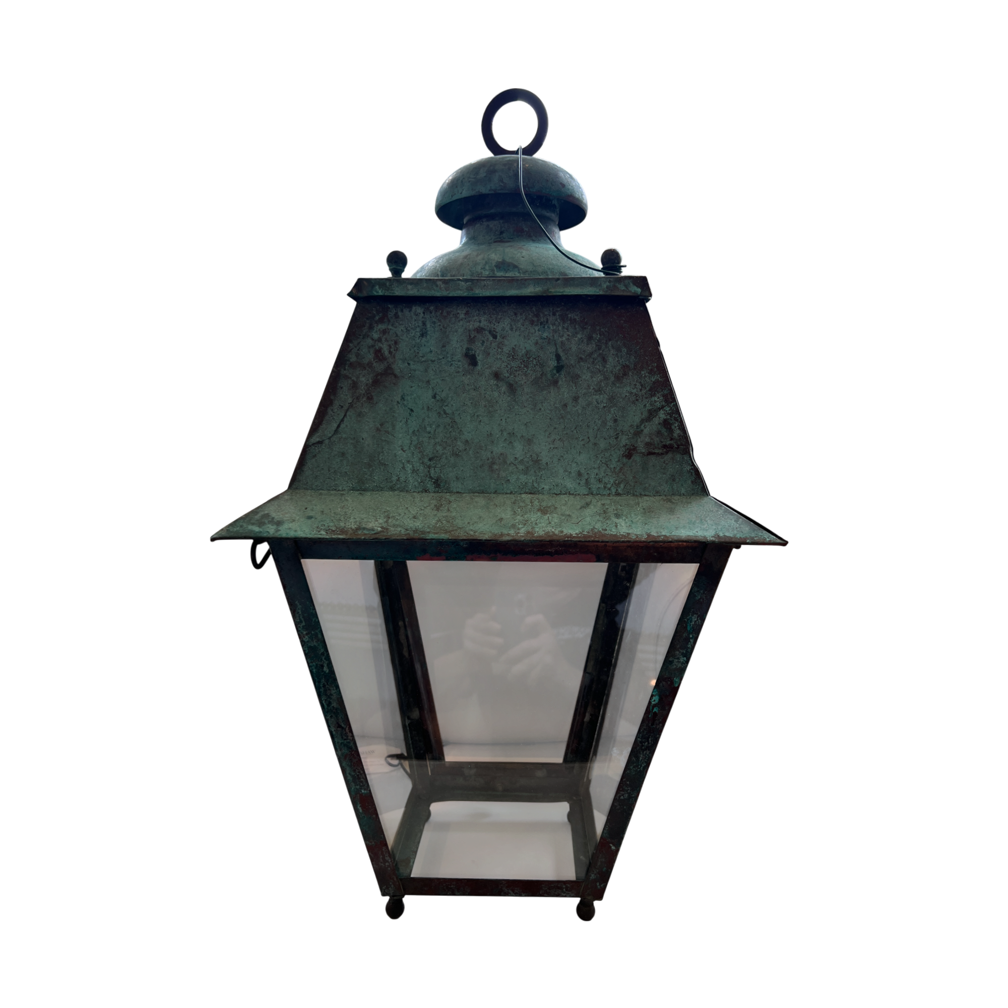 19th Century French Antique Copper Lantern