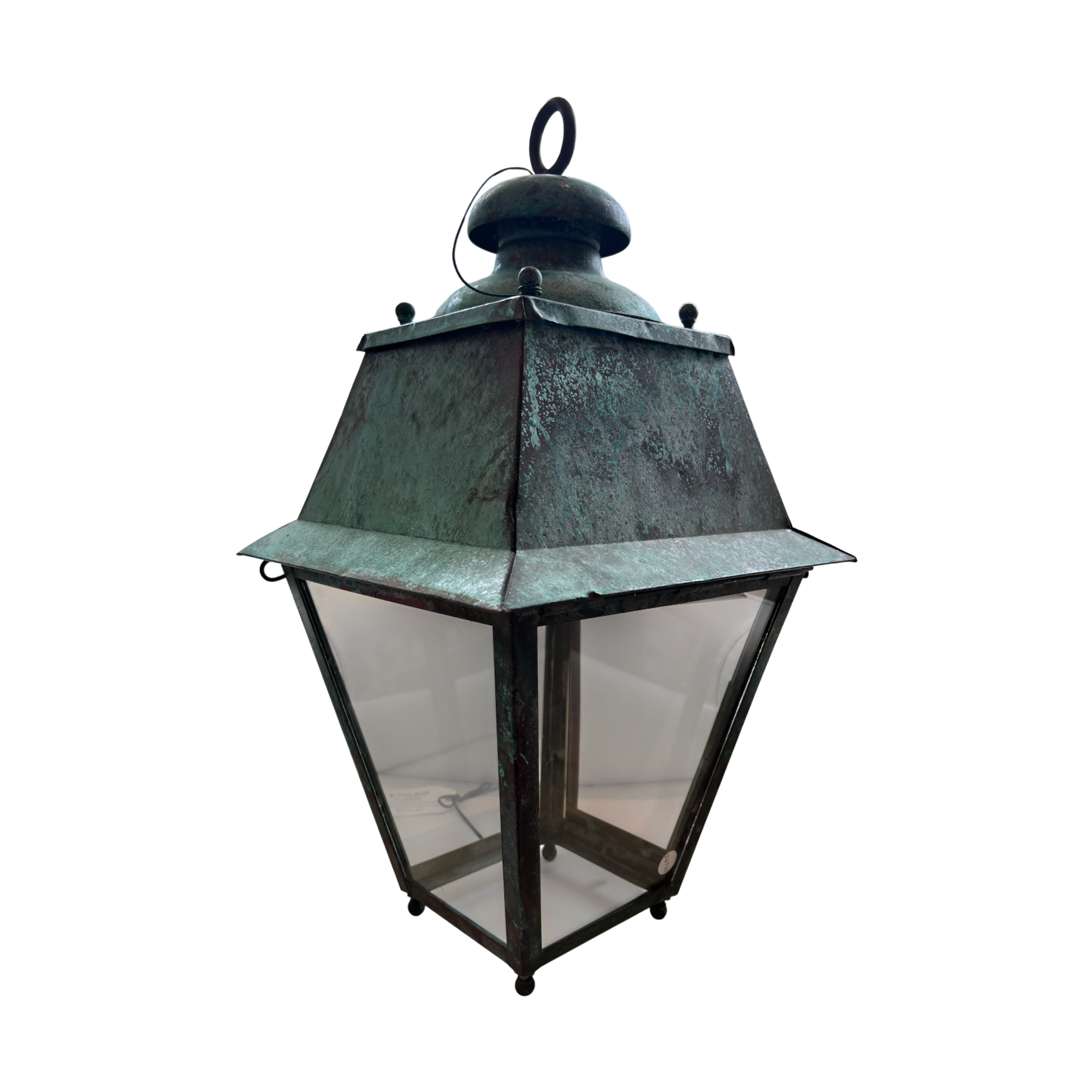 19th Century French Antique Copper Lantern