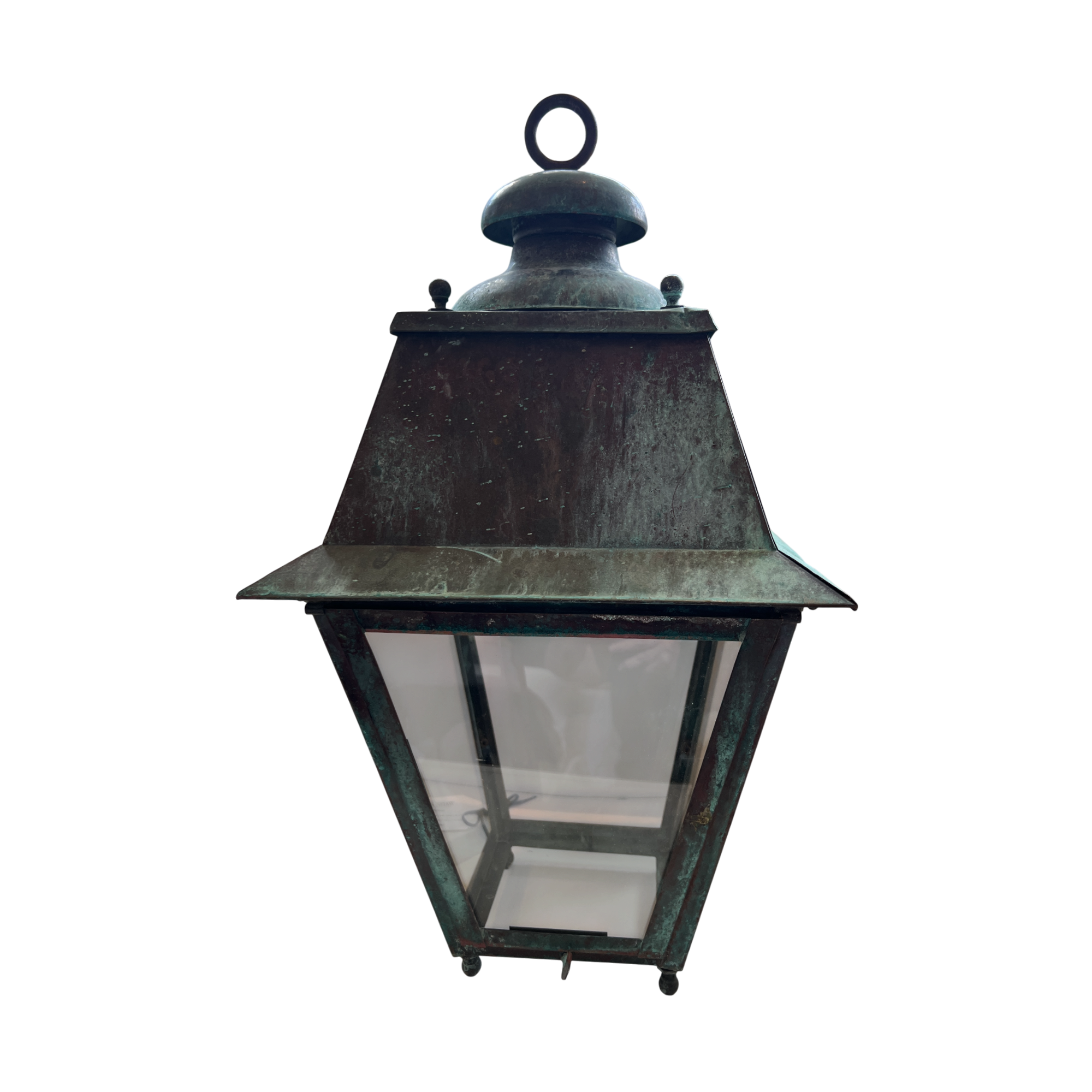 19th Century French Antique Copper Lantern