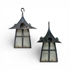 Vintage French Pair of Iron Lanterns