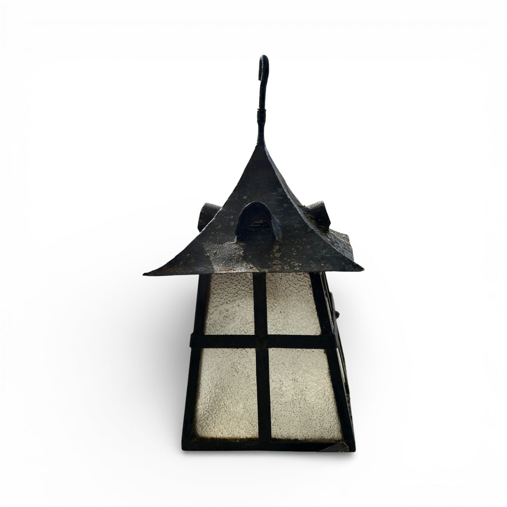 Vintage French Pair of Iron Lanterns